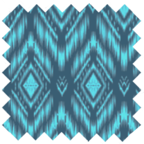 Mayfair Cheapskate Teal Ikat Fabric