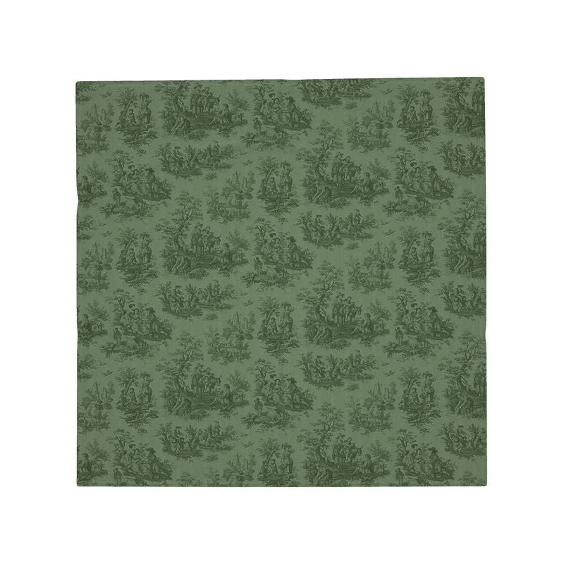 Toile de Jouy Cosy Fleece Blanket