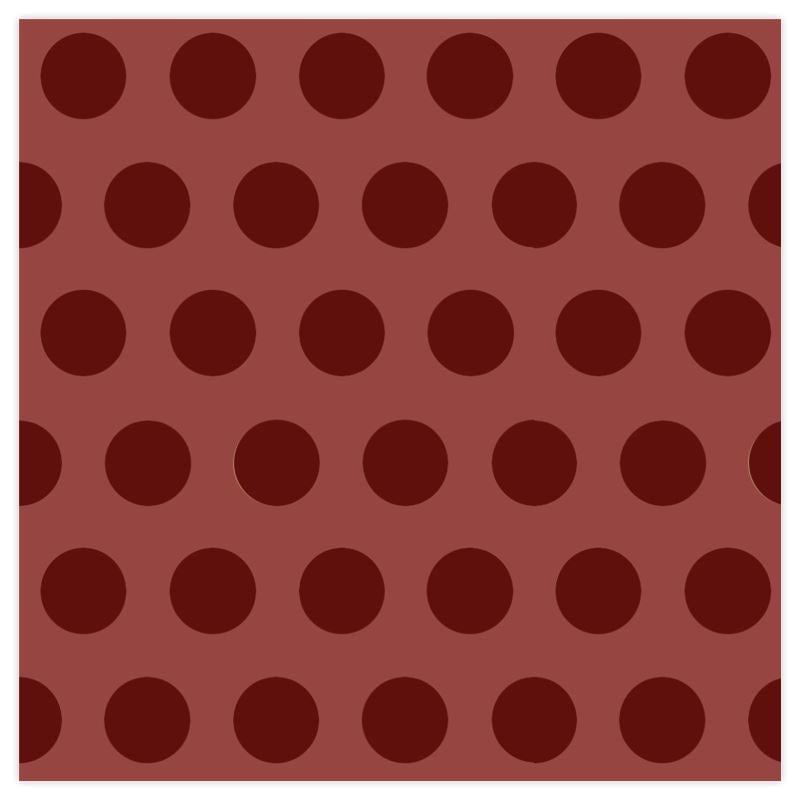 Mayfair Cheapskate Burgundy Polka Dot Fabric