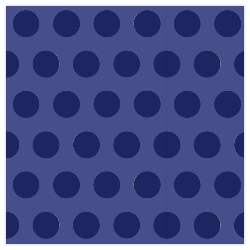Mayfair Cheapskate Navy Polka Dot Fabric