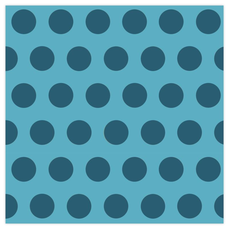 Mayfair Cheapskate Teal Polka Dot Fabric