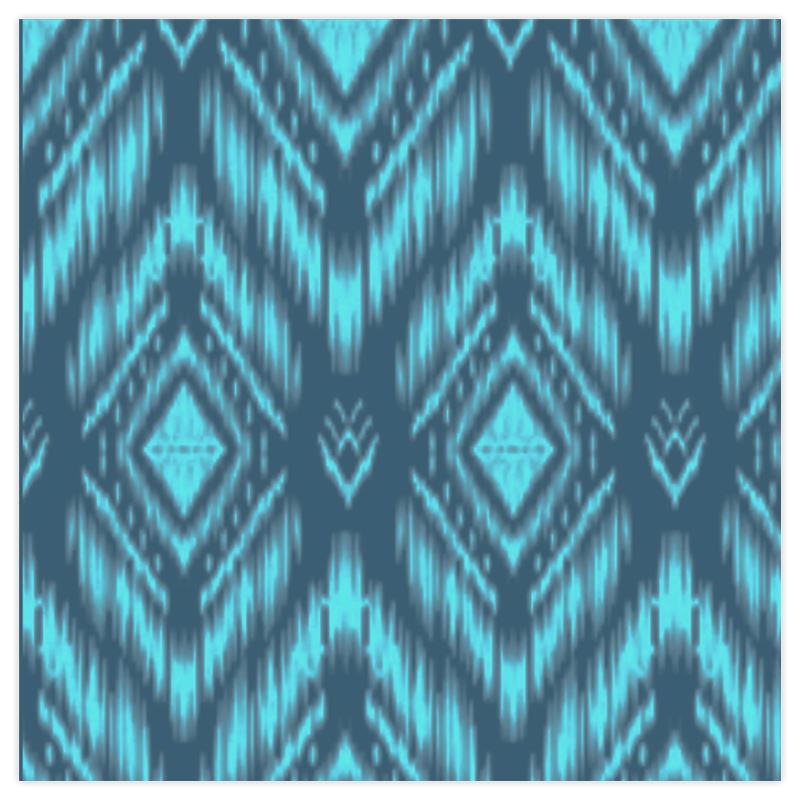 Mayfair Cheapskate Teal Ikat Fabric