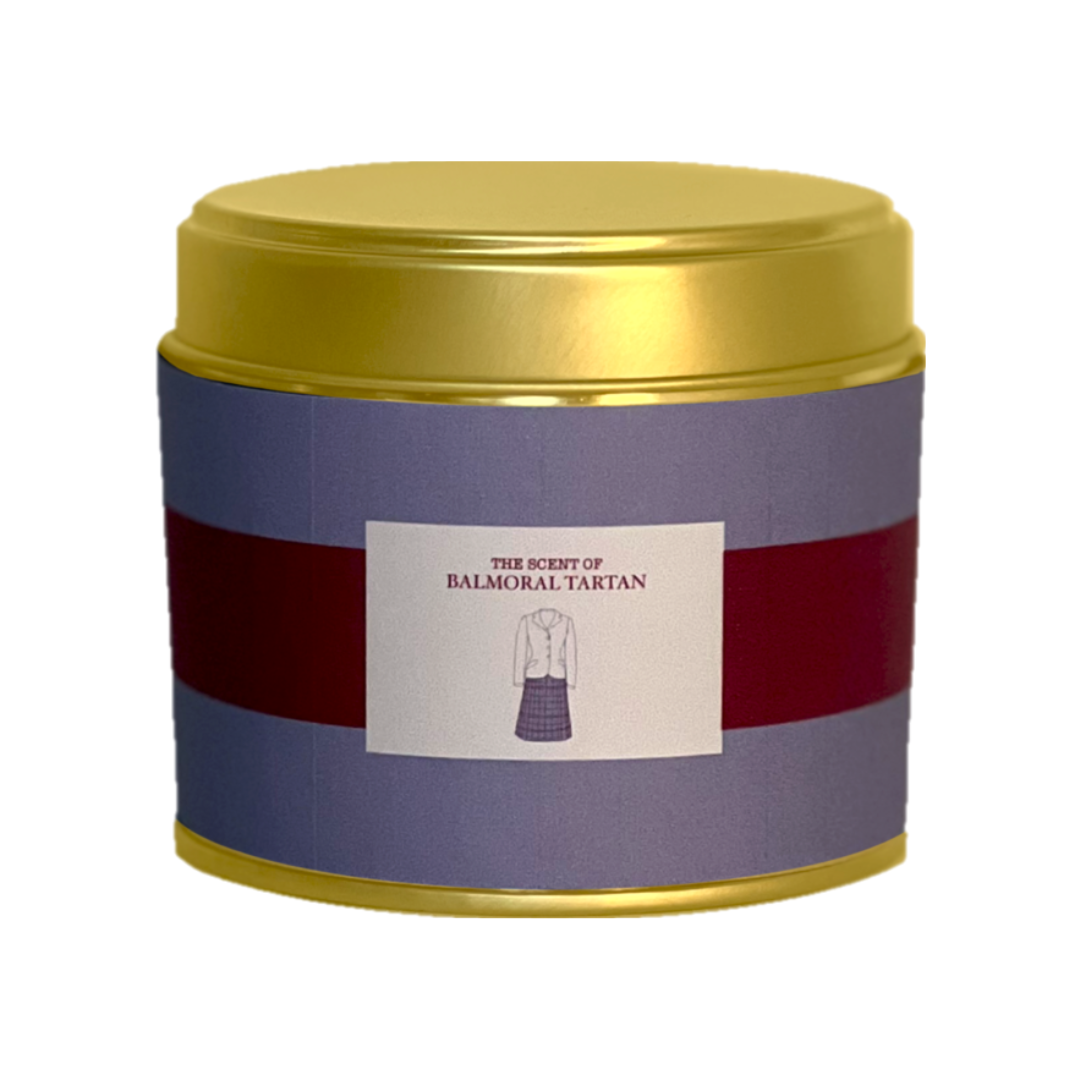 Balmoral Tartan Royal Candle