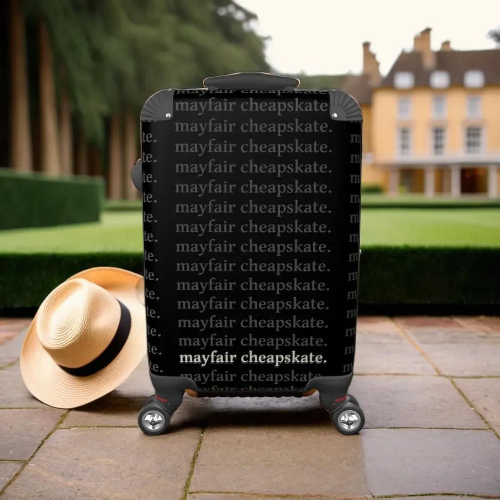 The 'I'm Outta Here' Suitcase by Mayfair Cheapskate