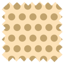 Mayfair Cheapskate Sand Polka Dot Fabric
