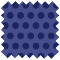 Mayfair Cheapskate Navy Polka Dot Fabric