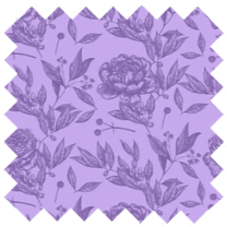 Mayfair Cheapskate Light Lavender Floral Toile Fabric