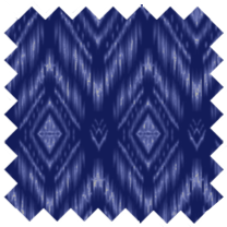 Mayfair Cheapskate Navy Ikat Fabric