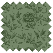 Mayfair Cheapskate Sage Floral Toile Fabric