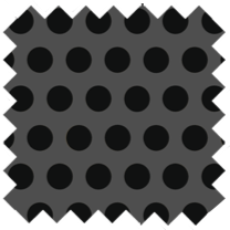 Mayfair Cheapskate Dark Grey Polka Dot Fabric