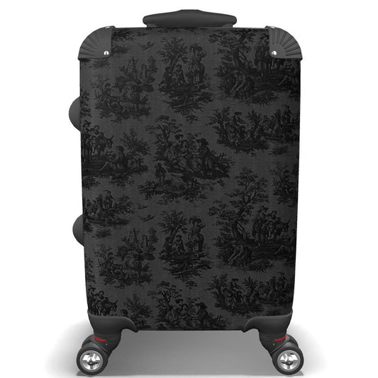 The 'Let's Go Toile' Suitcase by Mayfair Cheapskate