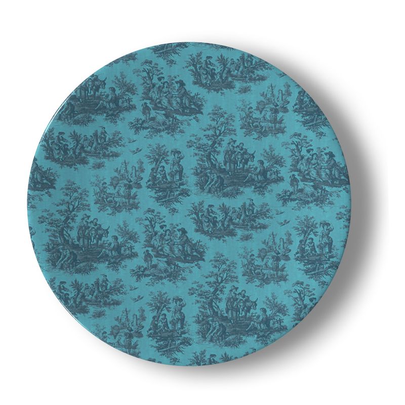 Signature Toile de Jouy China Plates | Set of 4