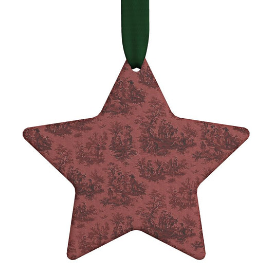 Toile de Jouy Star Ornament