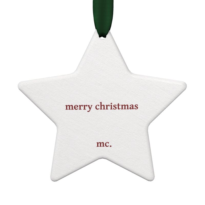 Toile de Jouy Star Ornament