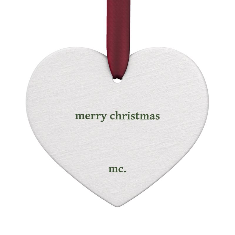 Toile de Jouy Heart Ornament