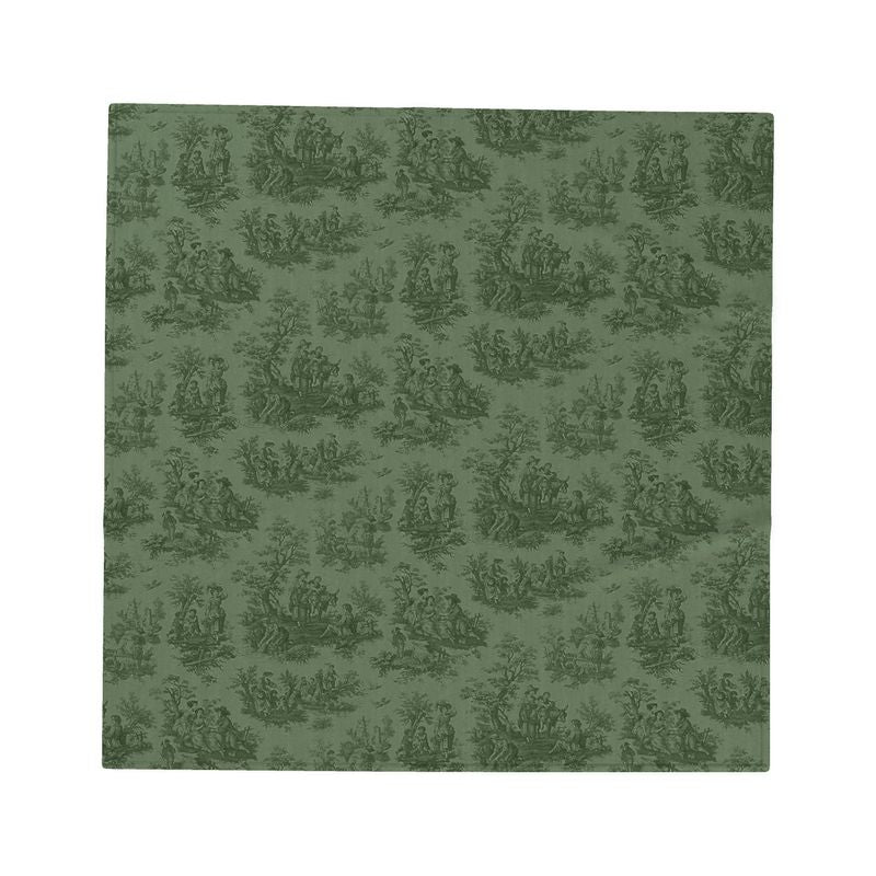 Toile de Jouy Cosy Fleece Blanket