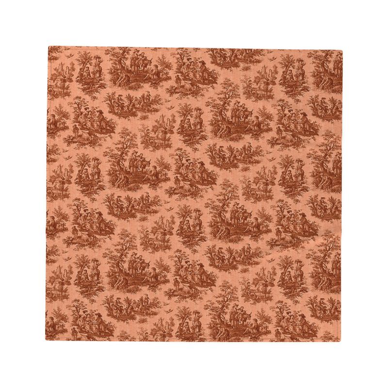 Toile de Jouy Cosy Fleece Blanket