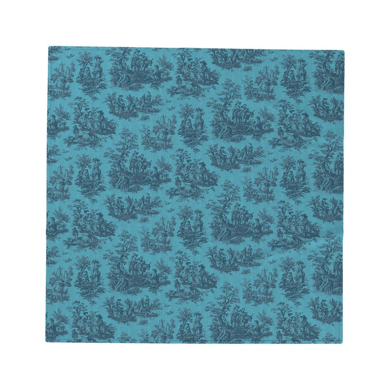 Toile de Jouy Cosy Fleece Blanket