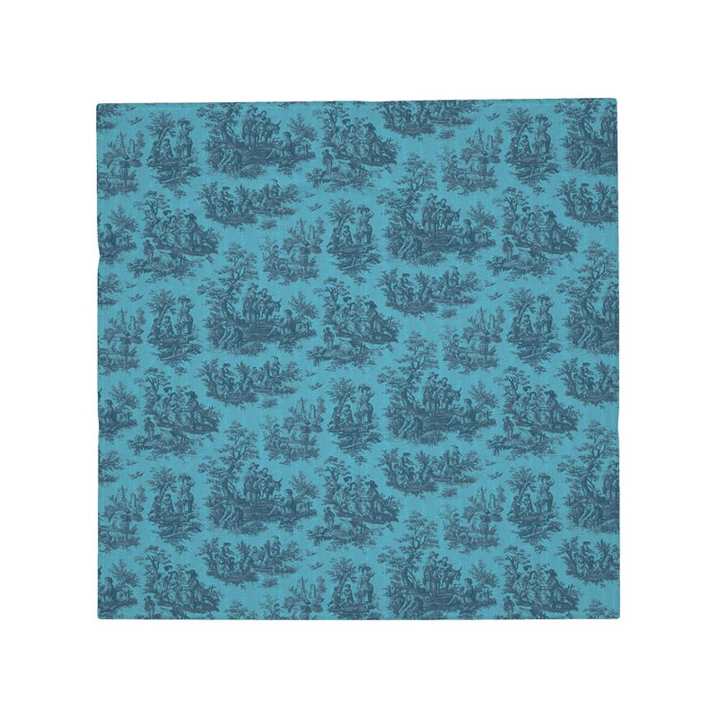 Toile de Jouy Cosy Fleece Blanket