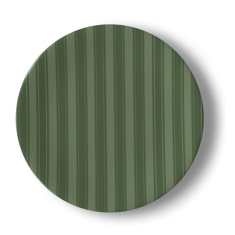 Striped China Plates | Set of 4