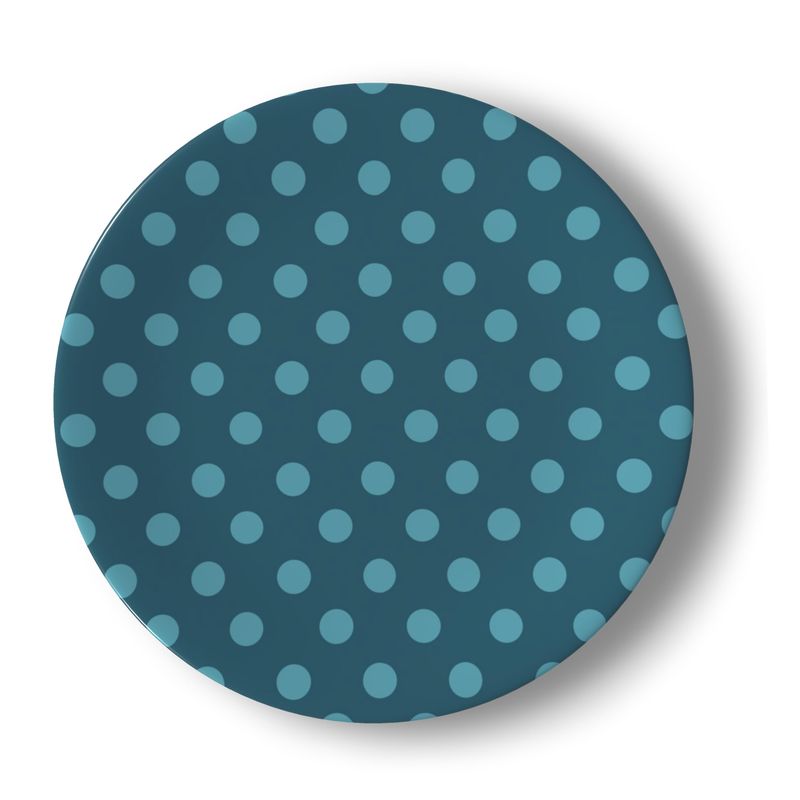Polka Dot China Plates | Set of 4