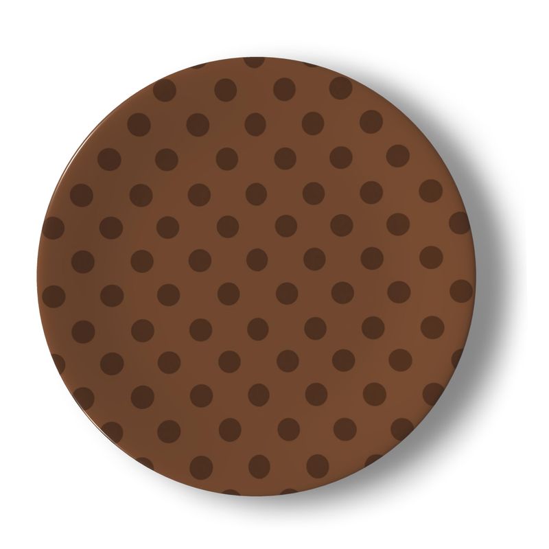 Polka Dot China Plates | Set of 4