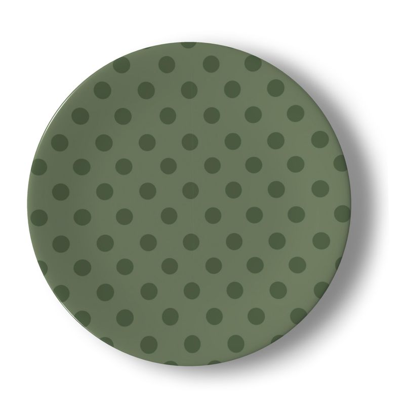 Polka Dot China Plates | Set of 4