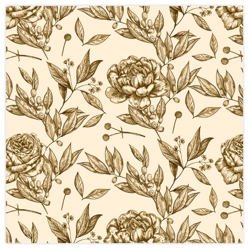 Mayfair Cheapskate Sand Floral Toile Fabric