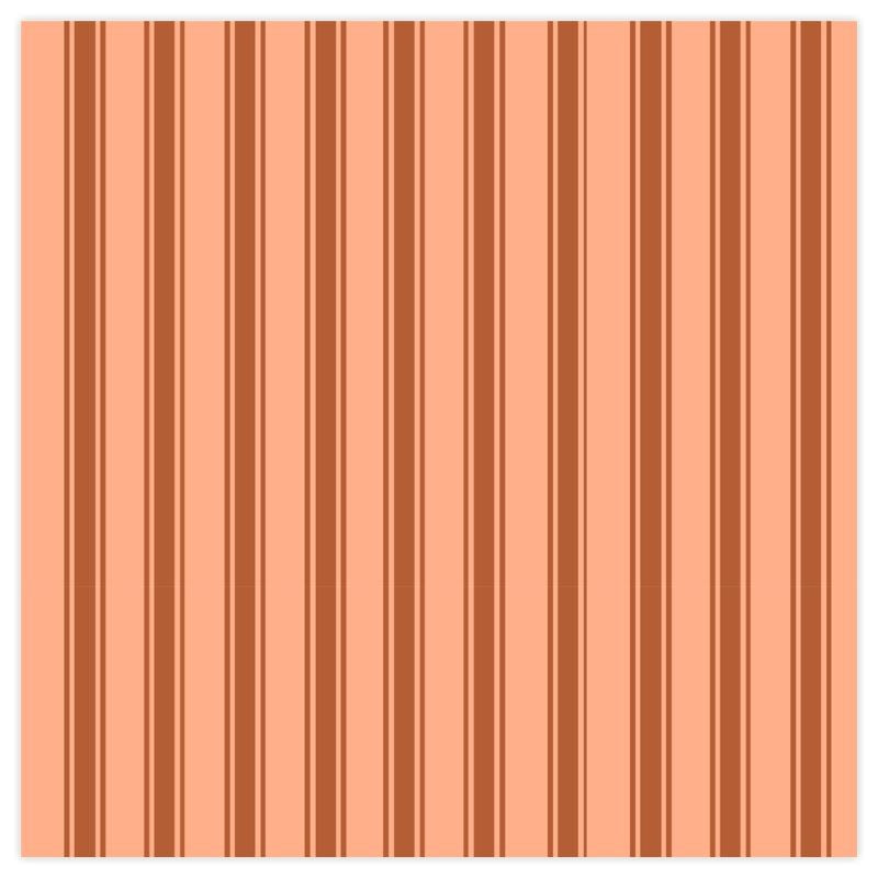 Mayfair Cheapskate Peach Striped Fabric