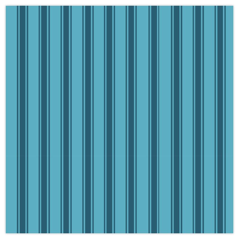 Mayfair Cheapskate Teal Striped Fabric