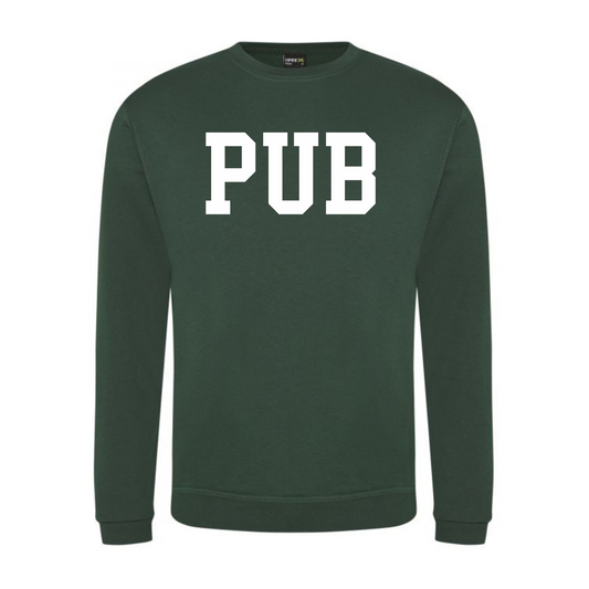 'Pub' Green Sweatshirt
