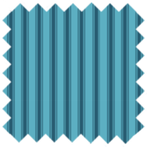 Mayfair Cheapskate Teal Striped Fabric