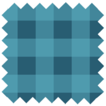 Mayfair Cheapskate Teal Gingham Fabric