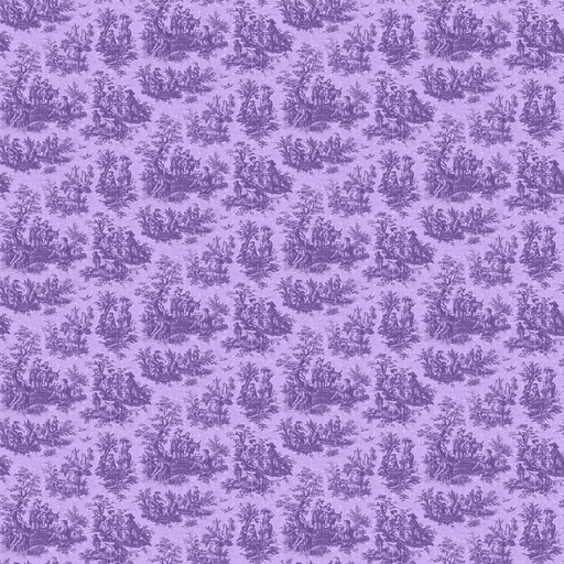 Mayfair Cheapskate Light Lavender Toile de Jouy Fabric