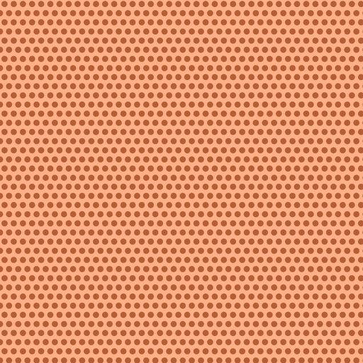 Mayfair Cheapskate Peach Polka Dot Fabric